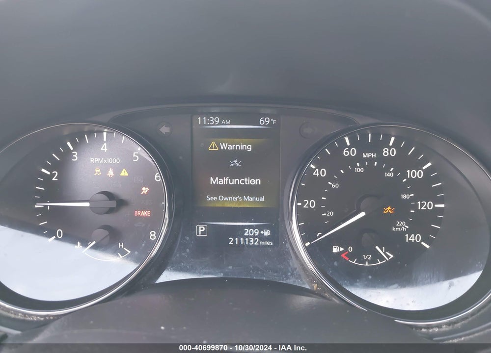 2017 NISSAN ROGUE SL VIN: JN8AT2MV9HW275442