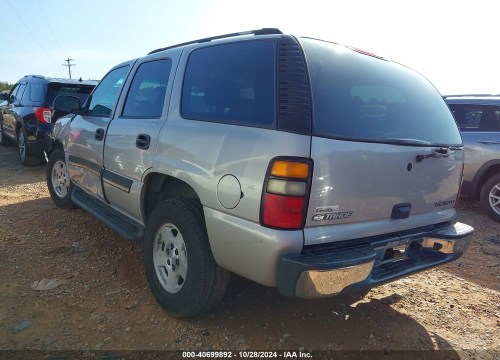 2004 CHEVROLET TAHOE LS VIN: 1GNEK13T24J252187