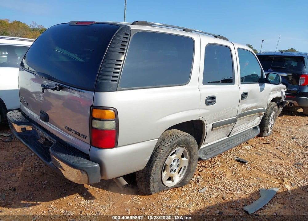 2004 CHEVROLET TAHOE LS VIN: 1GNEK13T24J252187