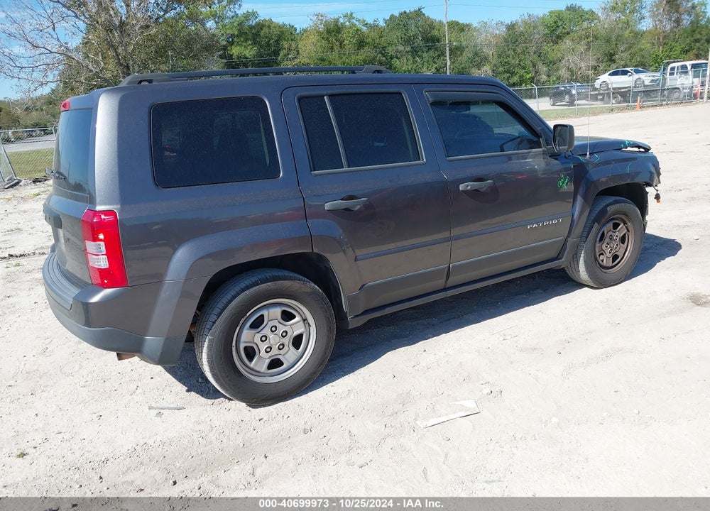 2016 JEEP PATRIOT SPORT VIN: 1C4NJPBA0GD532725