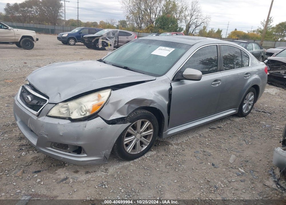 2010 SUBARU LEGACY 2.5I PREMIUM VIN: 4S3BMBG6XA3240322