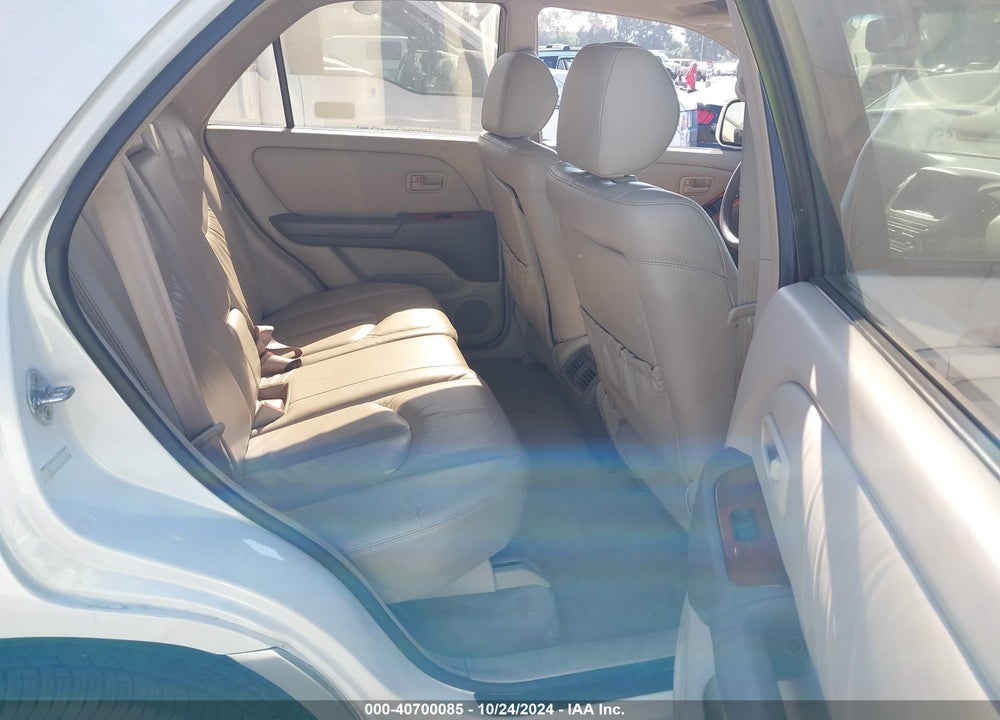 2000 LEXUS RX 300 VIN: JT6HF10U7Y0161328
