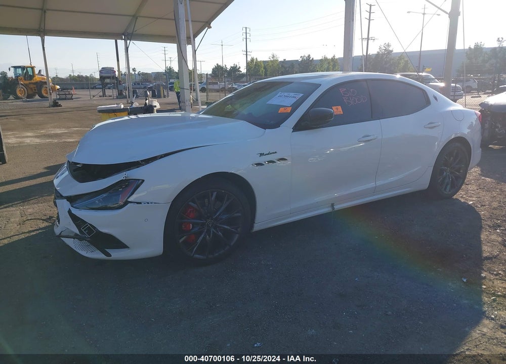 2022 MASERATI GHIBLI VIN: ZAM57YSM1N1385596