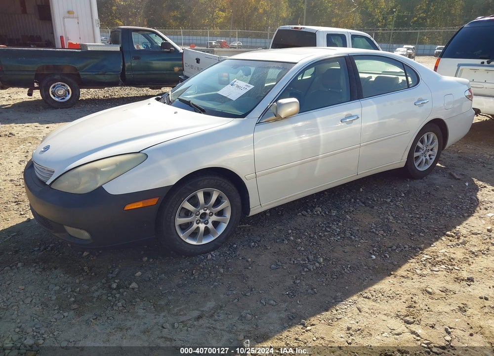 2003 LEXUS ES 300 VIN: JTHBF30GX30137021