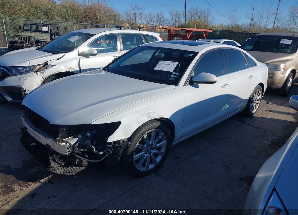 2014 AUDI A6 3.0 TDI PREMIUM PLUS VIN: WAUFMAFCXEN088942