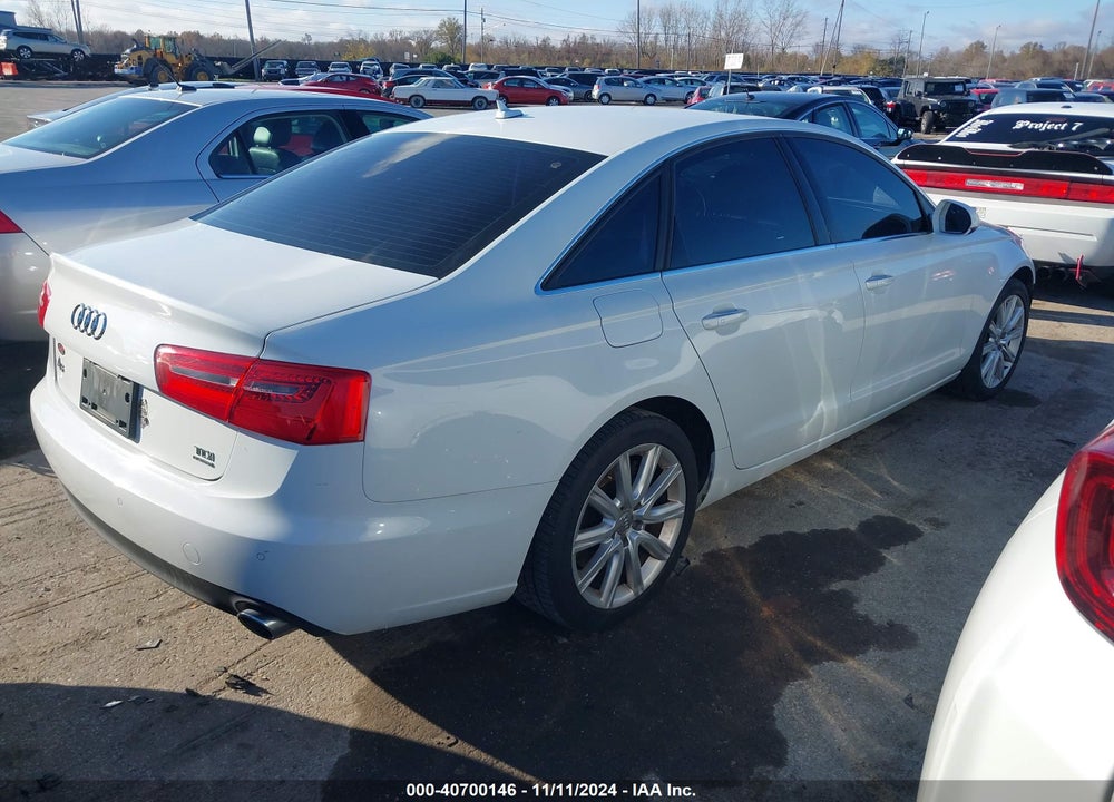 2014 AUDI A6 3.0 TDI PREMIUM PLUS VIN: WAUFMAFCXEN088942