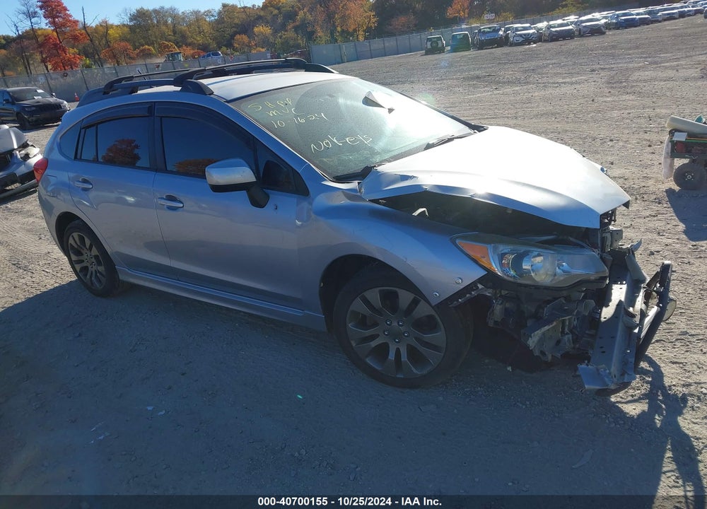 2014 SUBARU IMPREZA 2.0I SPORT PREMIUM VIN: JF1GPAL61E8219998