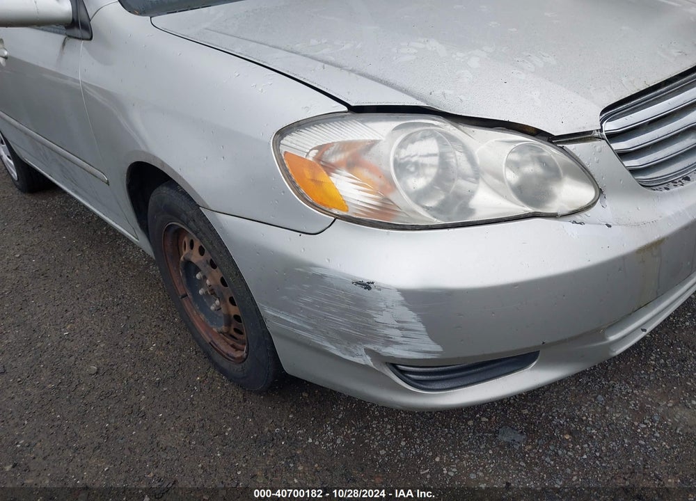 2003 TOYOTA COROLLA LE VIN: JTDBR32E730047166
