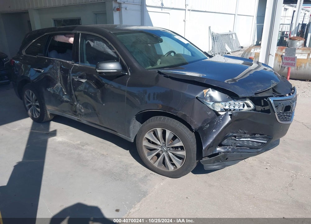 2015 ACURA MDX TECHNOLOGY PACKAGE VIN: 5FRYD3H40FB005708