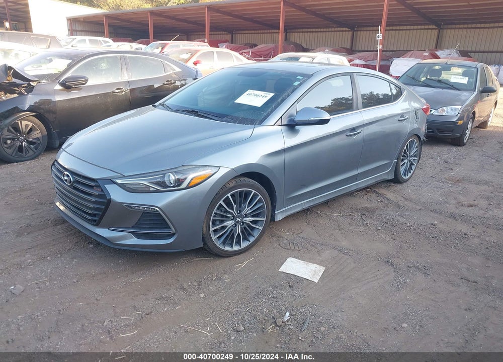 2018 HYUNDAI ELANTRA VIN: KMHD04LBXJU537373