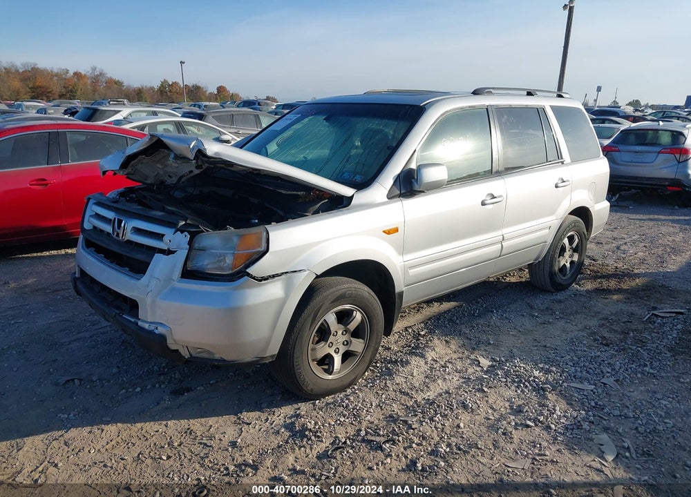 2008 HONDA PILOT EX-L VIN: 5FNYF18508B024478