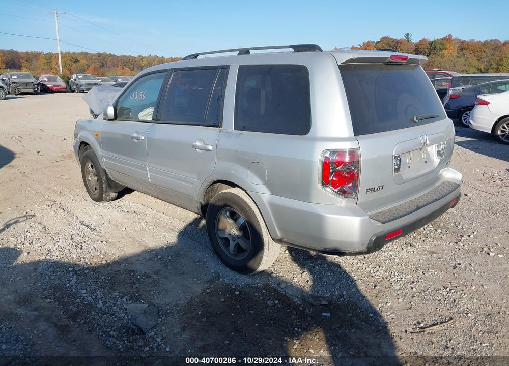 2008 HONDA PILOT EX-L VIN: 5FNYF18508B024478