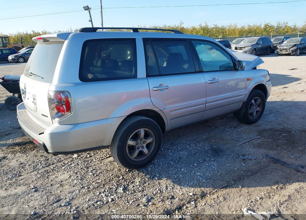2008 HONDA PILOT EX-L VIN: 5FNYF18508B024478