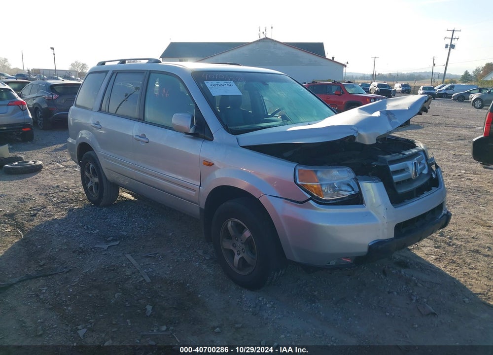 2008 HONDA PILOT EX-L VIN: 5FNYF18508B024478