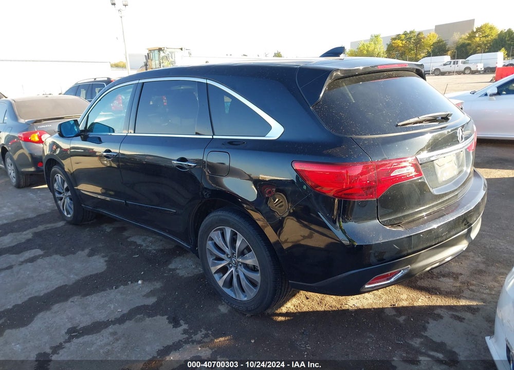 2016 ACURA MDX TECHNOLOGY   WATCH PLUS PACKAGES/TECHNOLOGY PACKAGE VIN: 5FRYD3H40GB004348