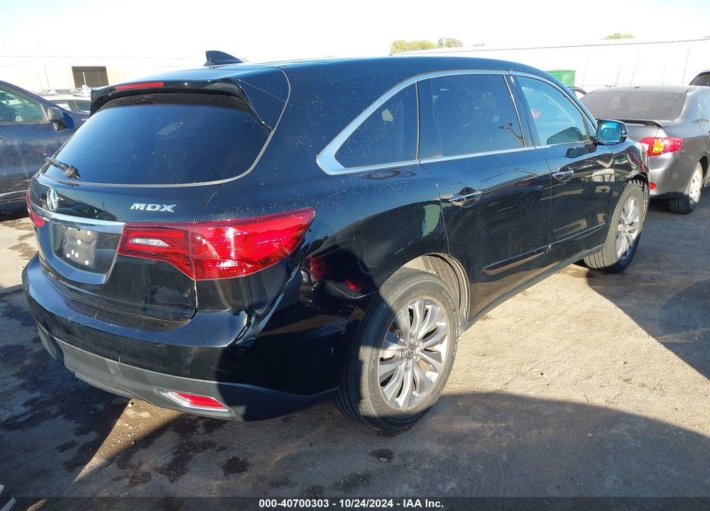 2016 ACURA MDX TECHNOLOGY   WATCH PLUS PACKAGES/TECHNOLOGY PACKAGE VIN: 5FRYD3H40GB004348