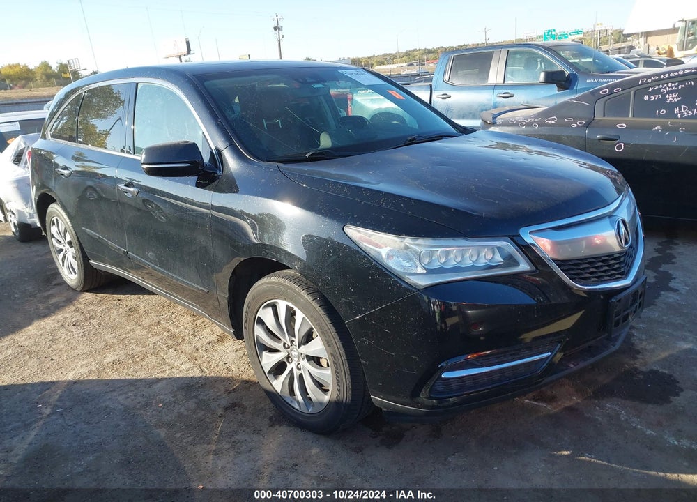 2016 ACURA MDX TECHNOLOGY   WATCH PLUS PACKAGES/TECHNOLOGY PACKAGE VIN: 5FRYD3H40GB004348