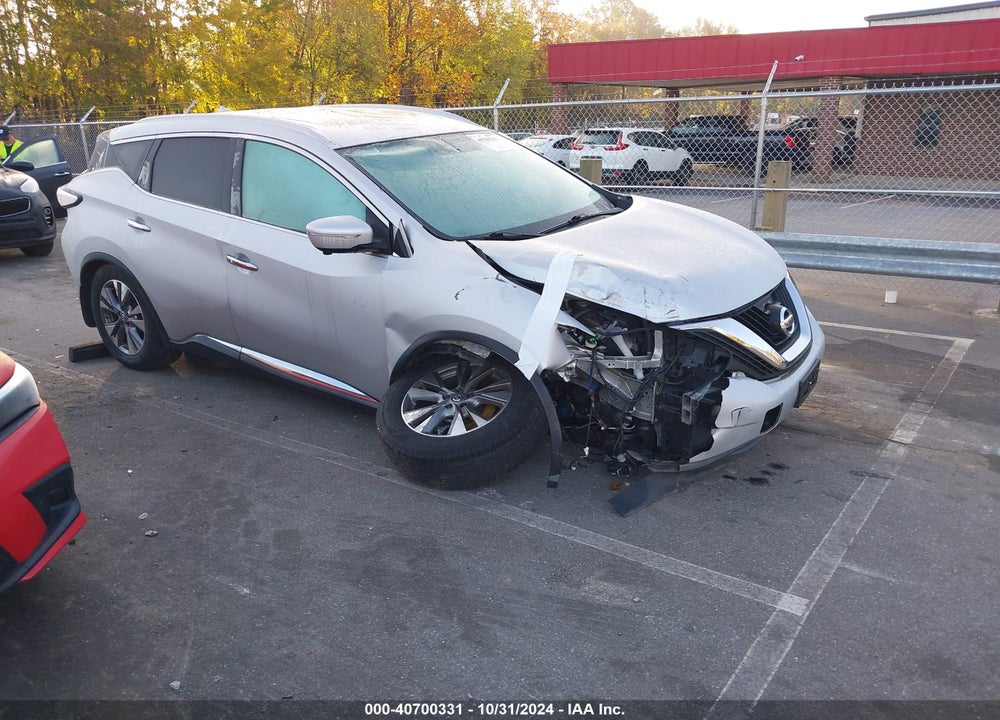 2015 NISSAN MURANO SL VIN: 5N1AZ2MH2FN247792