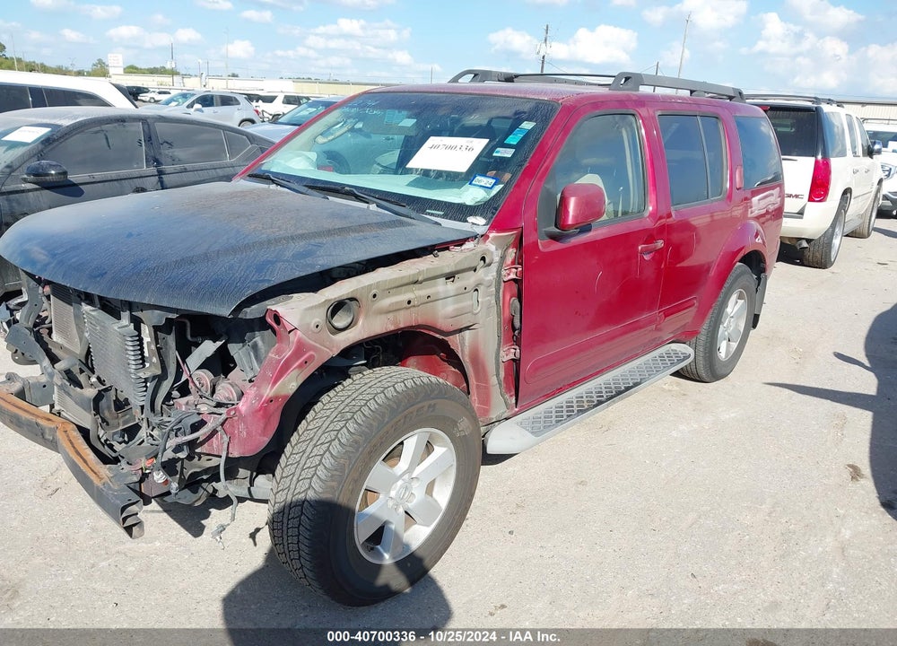 2008 NISSAN PATHFINDER SE VIN: 5N1AR18U28C666130