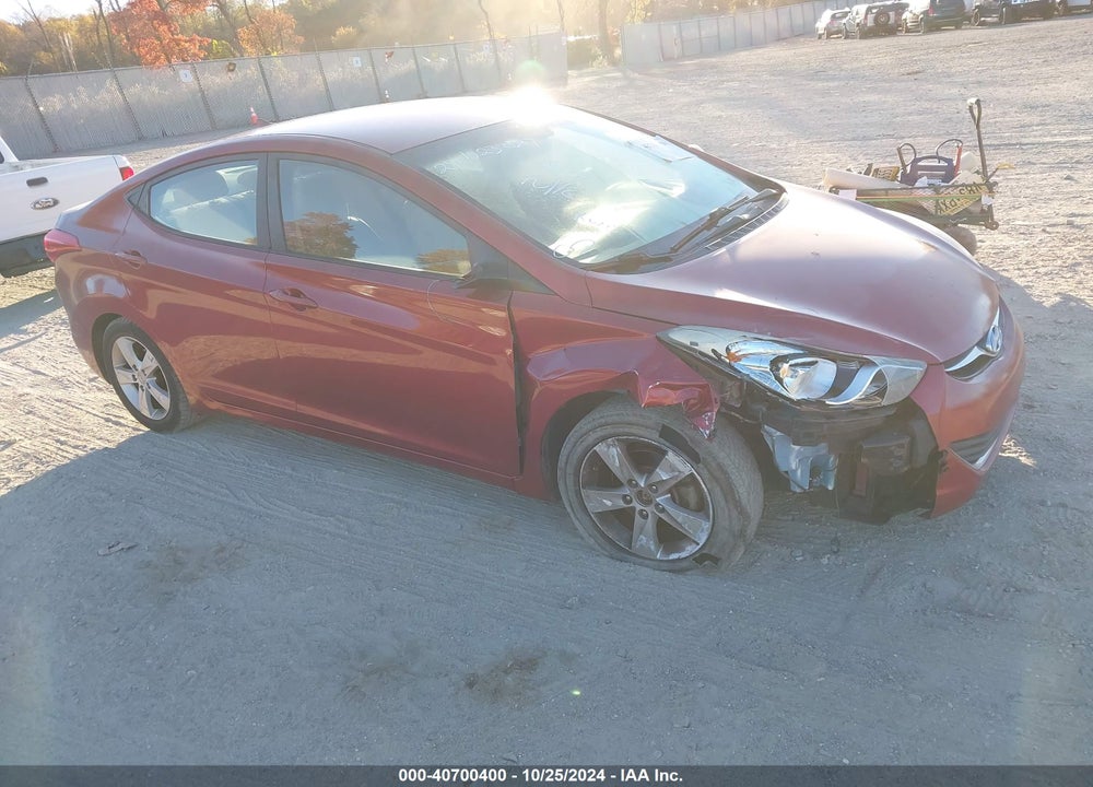 2013 HYUNDAI ELANTRA GLS VIN: 5NPDH4AEXDH331611