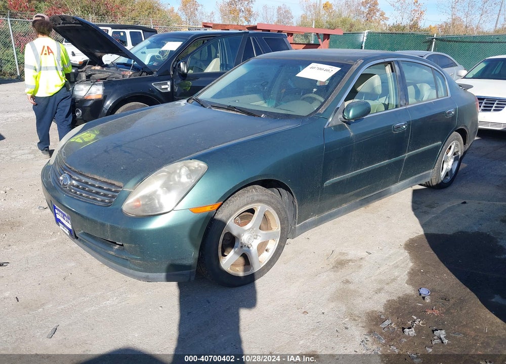 2003 INFINITI G35 LUXURY LEATHER VIN: JNKCV51E03M303328