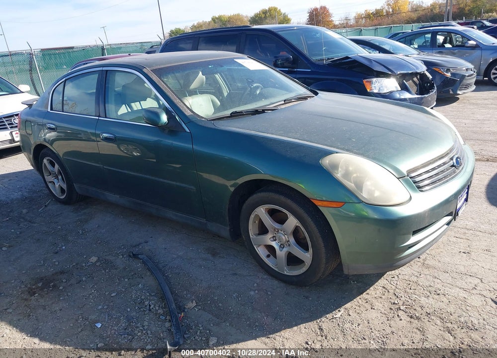 2003 INFINITI G35 LUXURY LEATHER VIN: JNKCV51E03M303328