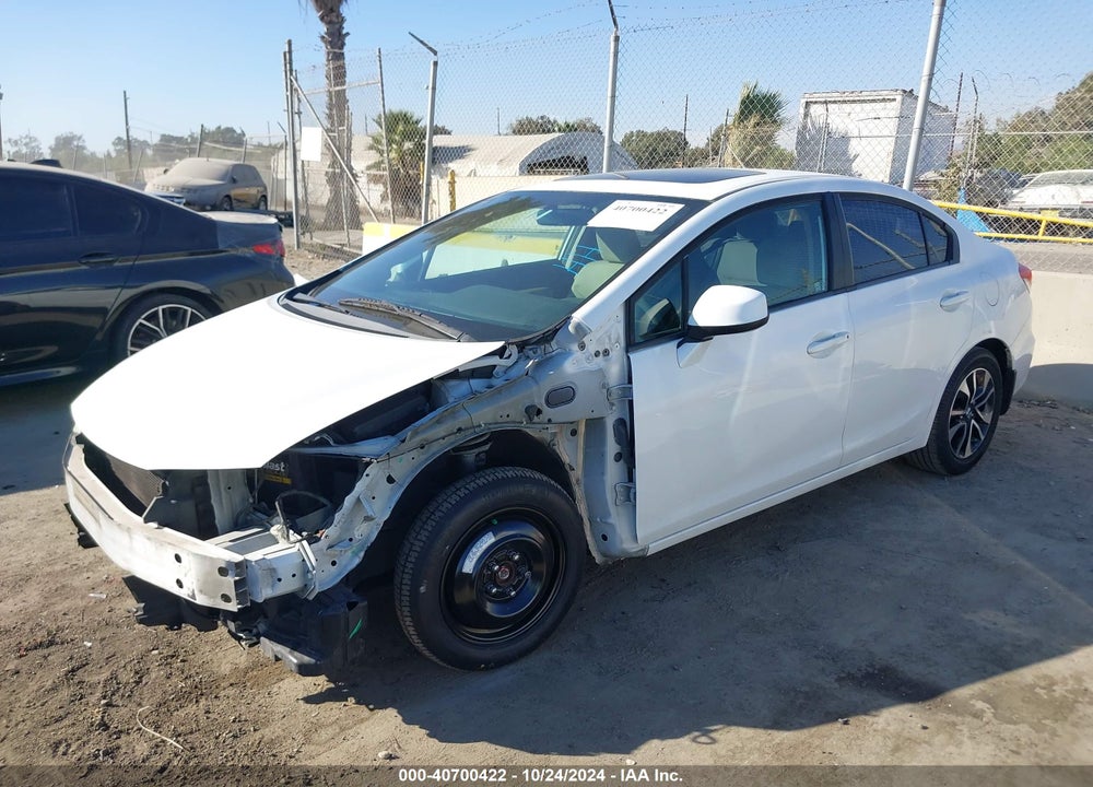 2013 HONDA CIVIC EX VIN: 19XFB2F81DE241527