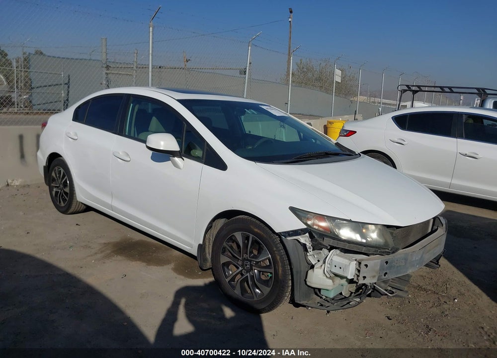 2013 HONDA CIVIC EX VIN: 19XFB2F81DE241527