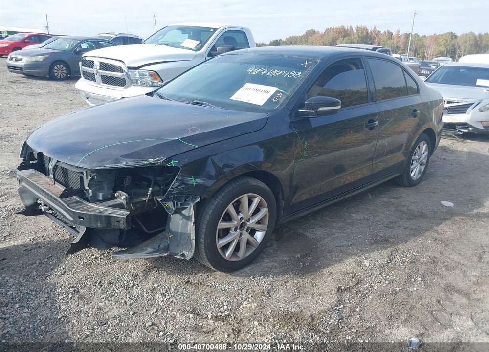 2011 VOLKSWAGEN JETTA 2.5L SE VIN: 3VWDZ7AJ8BM054392