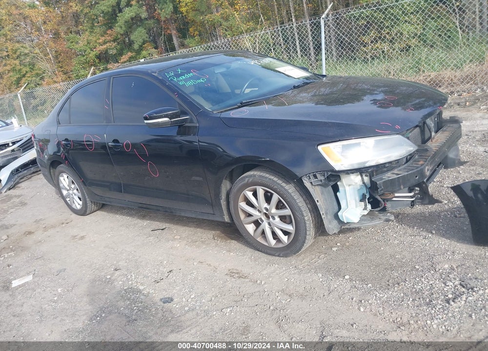 2011 VOLKSWAGEN JETTA 2.5L SE VIN: 3VWDZ7AJ8BM054392