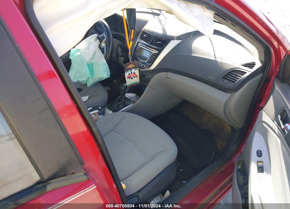 2012 HYUNDAI ACCENT SE VIN: KMHCU5AE5CU011528