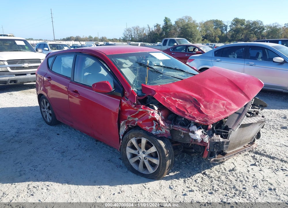 2012 HYUNDAI ACCENT SE VIN: KMHCU5AE5CU011528