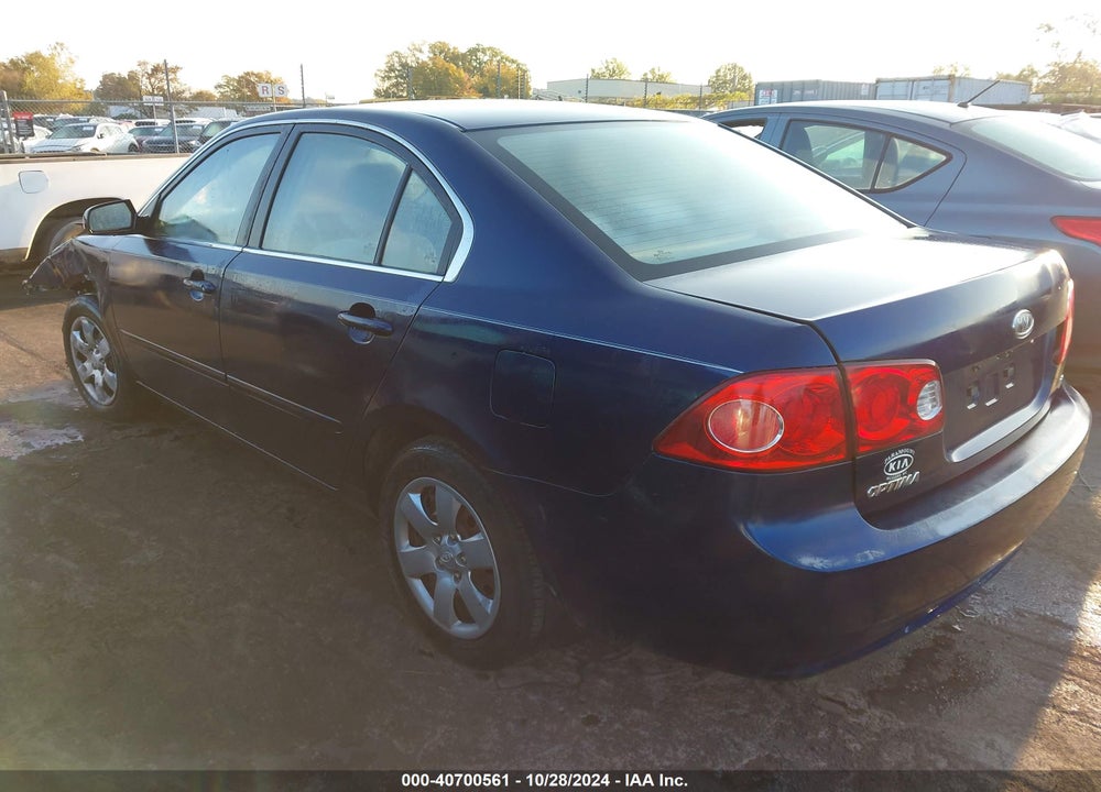 2008 KIA OPTIMA LX VIN: KNAGE123485243948