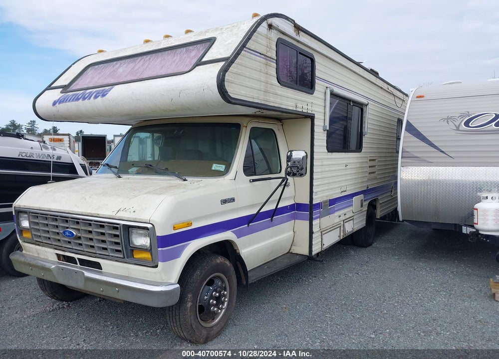 1991 FORD ECONOLINE E350 CUTAWAY VAN VIN: 1FDKE30G4MHB32433