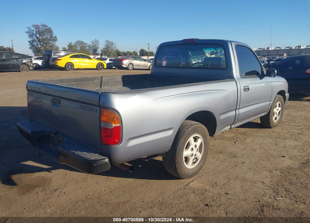 1998 TOYOTA TACOMA VIN: 4TANL42N7WZ104837