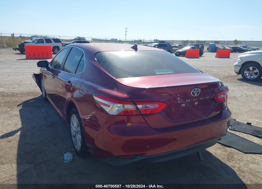 2020 TOYOTA CAMRY LE VIN: 4T1C11AK7LU395738
