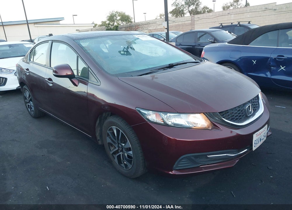 2013 HONDA CIVIC EX VIN: 19XFB2F8XDE277040