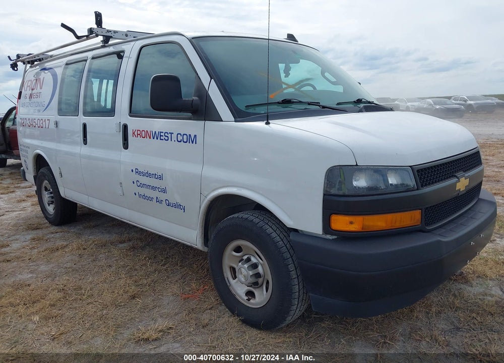 2021 CHEVROLET EXPRESS CARGO RWD 2500 REGULAR WHEELBASE WT VIN: 1GCWGAF70M1302033