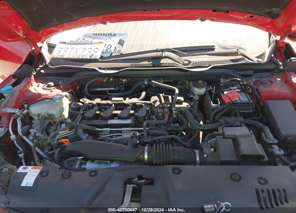 2019 HONDA CIVIC EX-L VIN: 2HGFC1F74KH650199