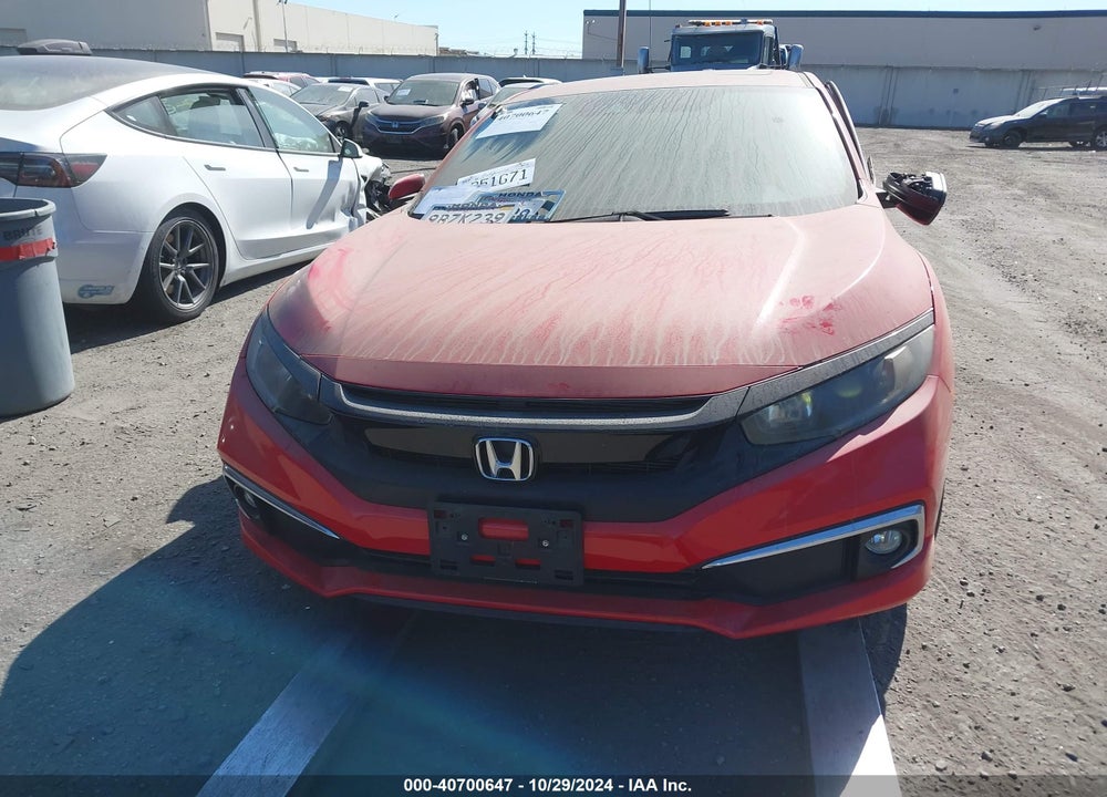 2019 HONDA CIVIC EX-L VIN: 2HGFC1F74KH650199