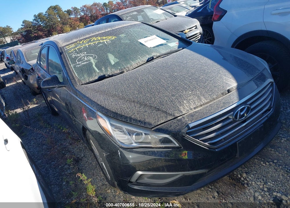 2017 HYUNDAI SONATA SE VIN: 5NPE24AF9HH439125