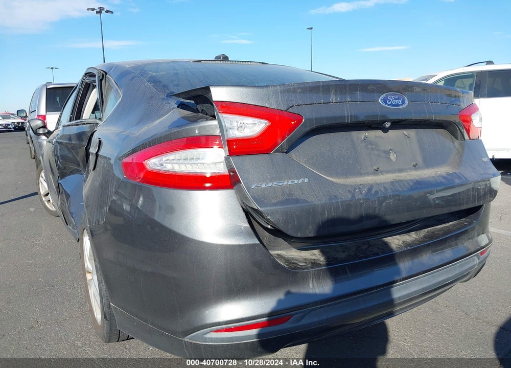 2016 FORD FUSION SE VIN: 3FA6P0H72GR150604