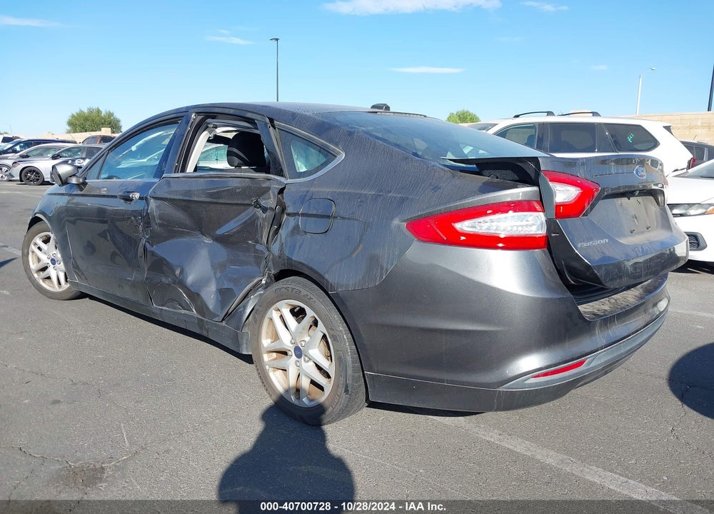 2016 FORD FUSION SE VIN: 3FA6P0H72GR150604