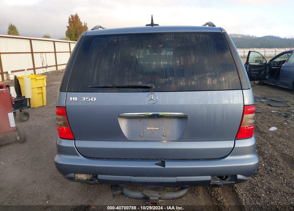 2005 MERCEDES-BENZ ML 350 4MATIC VIN: 4JGAB57E55A549803