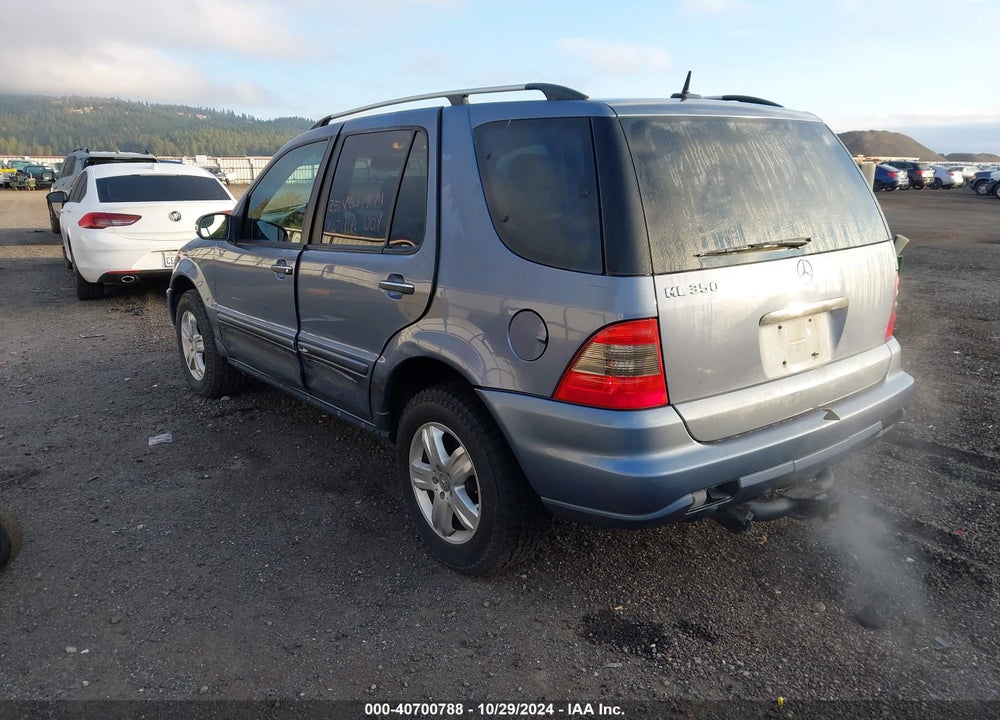 2005 MERCEDES-BENZ ML 350 4MATIC VIN: 4JGAB57E55A549803