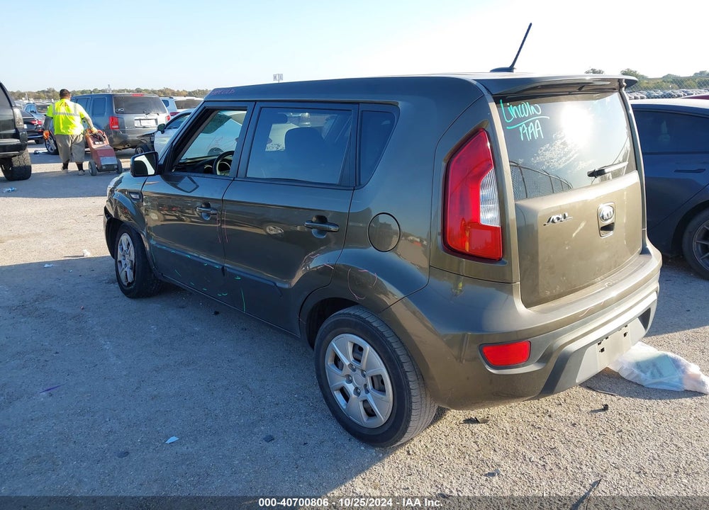 2013 KIA SOUL VIN: KNDJT2A59D7515772