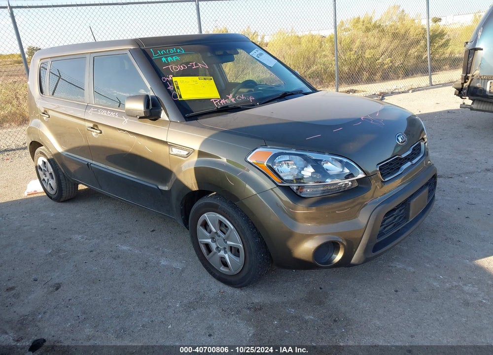 2013 KIA SOUL VIN: KNDJT2A59D7515772
