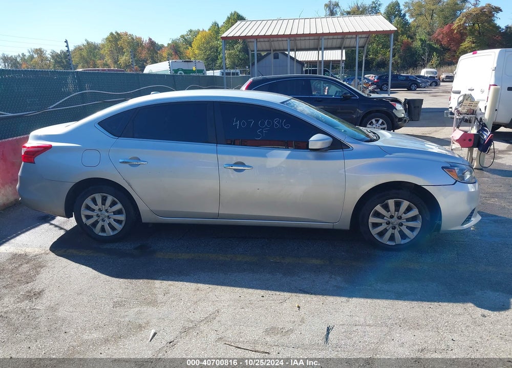 2017 NISSAN SENTRA SV VIN: 3N1AB7AP9HY268617