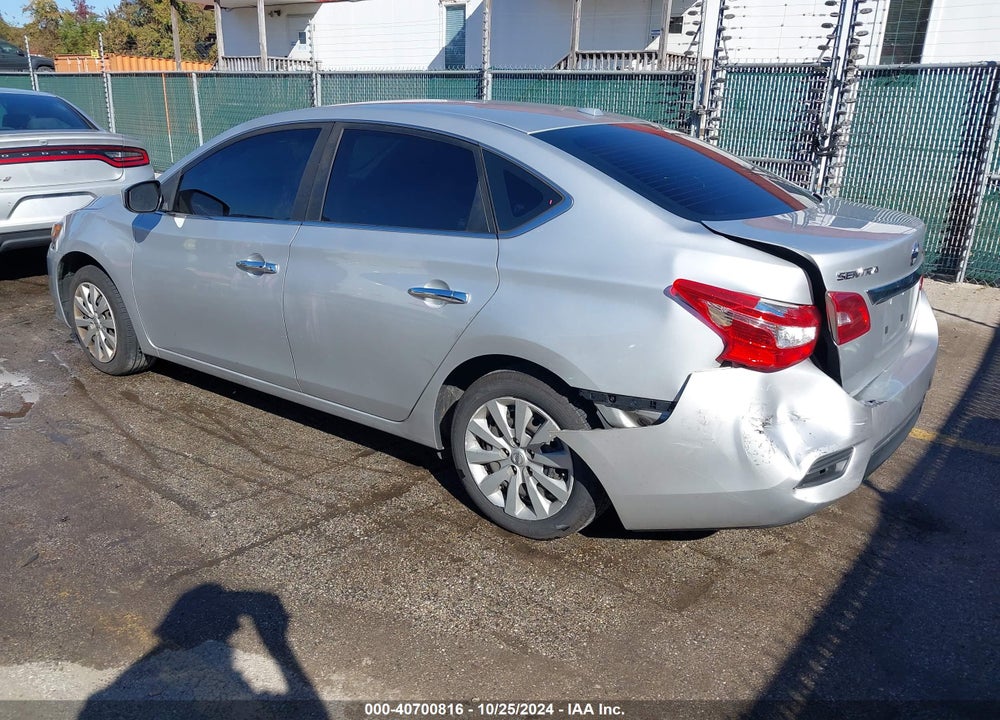 2017 NISSAN SENTRA SV VIN: 3N1AB7AP9HY268617
