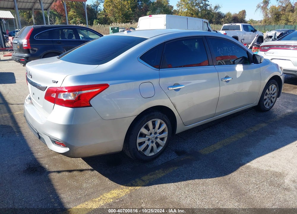 2017 NISSAN SENTRA SV VIN: 3N1AB7AP9HY268617